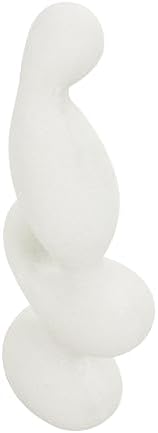 Deco 79 Polystone White Abstract Sculpture Home Decor Statue