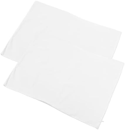 BESTOYARD 2pcs Cotton Pillowcases with Zipper