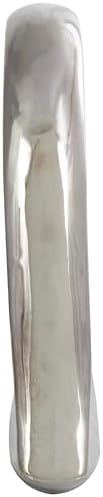 Deco 79 Silver Ceramic Heart Sculpture Modern Home Decor Statue
