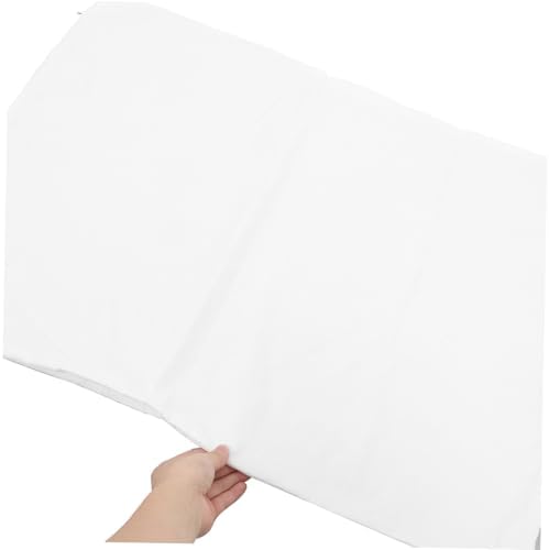 OUNONA 2pcs Solid Cotton Pillowcase with Zipper Closure