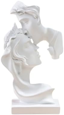 JXCBXJ Large Couples Kiss Sculpture Abstract Art