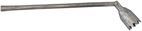 Creative Co-Op Cast Iron Flower Candle Snuffer Pewter Finish