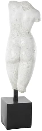 Deco 79 Polystone People Statue with Black Base 1