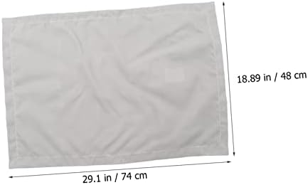 HEALLILY Grey 2Pcs Pillowcases for Hotel or Home