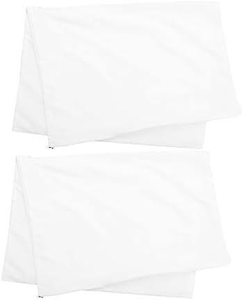 2Pcs Pillow Covers with Zipper Comfortable Pillow Protectors