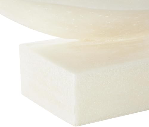 Deco 79 Polystone Abstract Wave Sculpture with Base