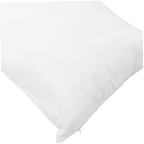 OUNONA 2pcs Solid Cotton Pillowcase with Zipper Closure
