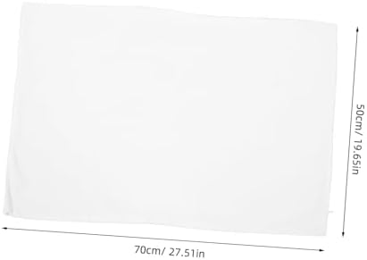 OUNONA 2pcs Solid Cotton Pillowcase with Zipper Closure