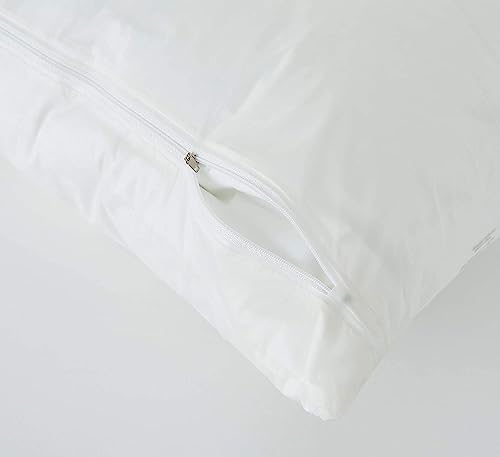 Bargoose Vinyl Zippered King Pillow Protector - 2 Pack