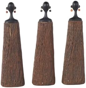 Deco 79 Resin African Woman Statue Set of 3
