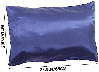 GLEAVI 2Pcs Silk Pillowcase Set for Bed