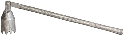 Creative Co-Op Cast Iron Flower Candle Snuffer Pewter Finish