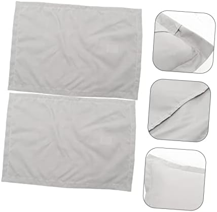 Alipis 2pcs Washable Microfiber Pillowcases for Bedroom and Hotel