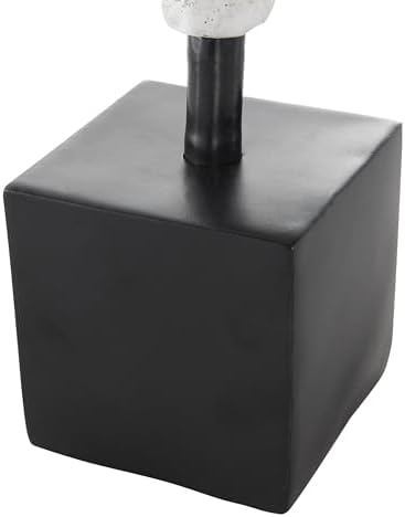 Deco 79 Polystone People Statue with Black Base 1