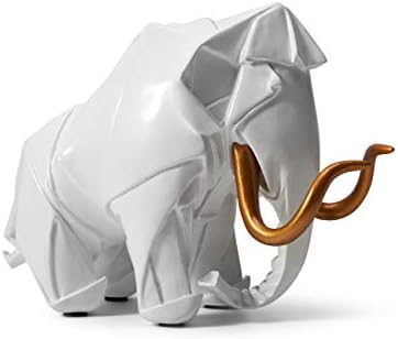 HAUCOZE Dinosaur Mammoth Statue White 83inch Decor