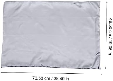 ABOOFAN 2pc Cooling Polyester Pillowcases Breathable Deep Grey