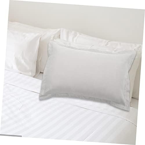 Luxshiny Solid Grey Pillowcase Set 2 Pieces 1