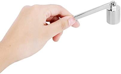 Walfront Stainless Steel Candle Snuffer Tool Hook Silver 1