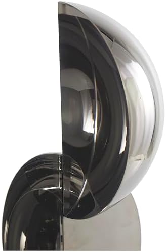 Deco 79 Black Crystal Geometric Sculpture
