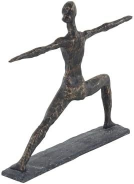 Deco 79 Polystone Yoga Statue Home Decor Accent