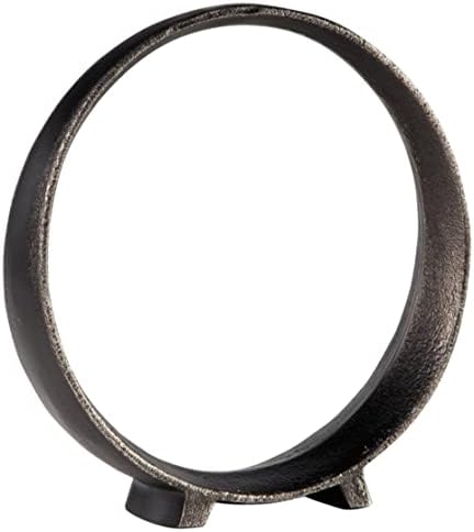 Signature Design by Ashley Ryandale Round Metal Sculpture in Antique Black