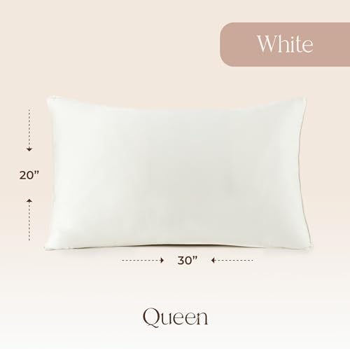 Whisper Organics Organic Cotton Pillow Protector - 2 Pack Queen Size