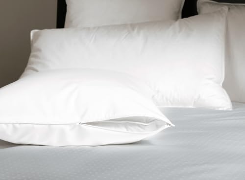 Down Direct Supreme Sateen Pillow Protectors Set of 2 Queen 100 Cotton