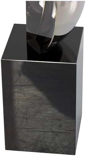 Deco 79 Black Crystal Geometric Sculpture