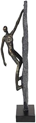Deco 79 Polystone Statue Urban Decor Accent 6x5x19