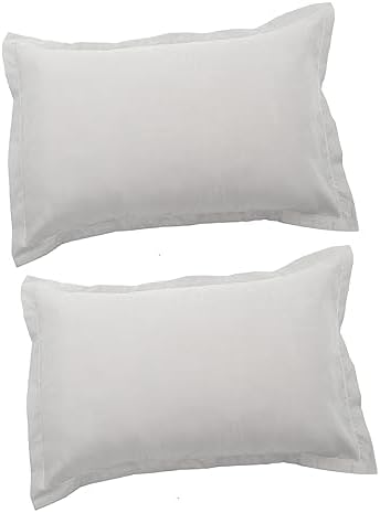 Garneck Pillow Case Set 2 Pcs Grey Pillow Covers