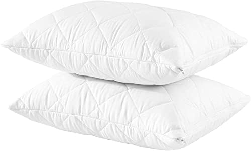 Ultra Soft Waterproof Pillow Protectors King Size Set of 2