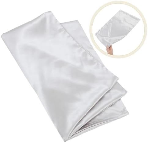 Cabilock Cooling Pillowcase Light Grey Simulated Silk Protector