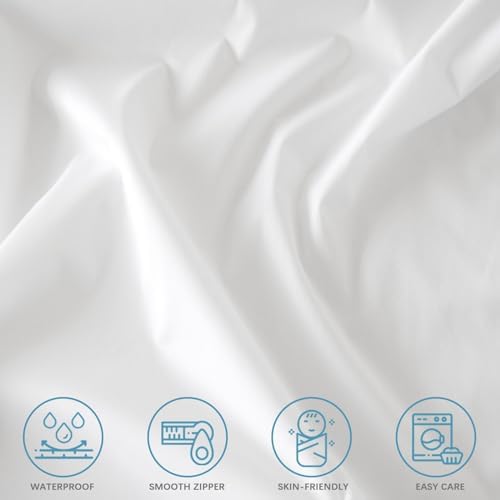 Biloban Body Pillow Protector 2 Pack Waterproof Zipper Cover