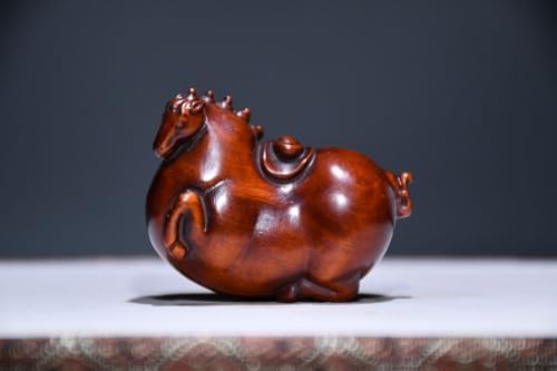 LimpaC Collection Boxwood Zodiac Horse Statue 1