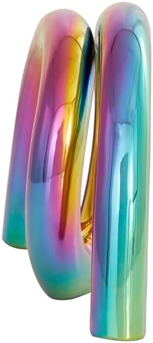 Deco 79 Rainbow Shimmer Ceramic Statue