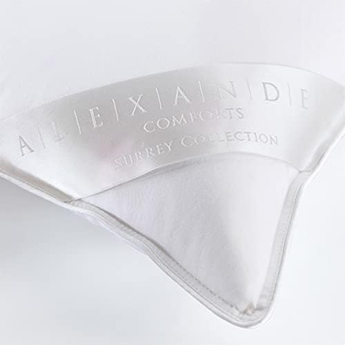 Alexander Comforts Surrey White Cotton Pillow Protector King