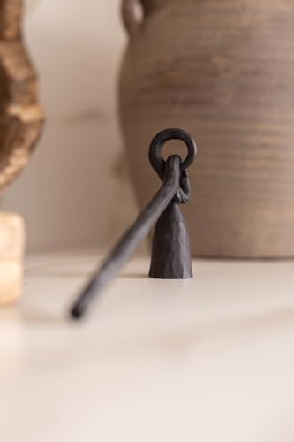 Black Iron Candle Snuffer for Elegant Candle Lighting