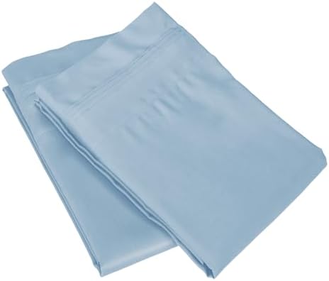 Superior 1000 Thread Count Egyptian Cotton Pillowcase Set - King Light Blue