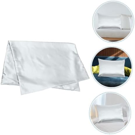 PRETYZOOM Cooling Zippered Satin Pillow Covers 2-Pack 1