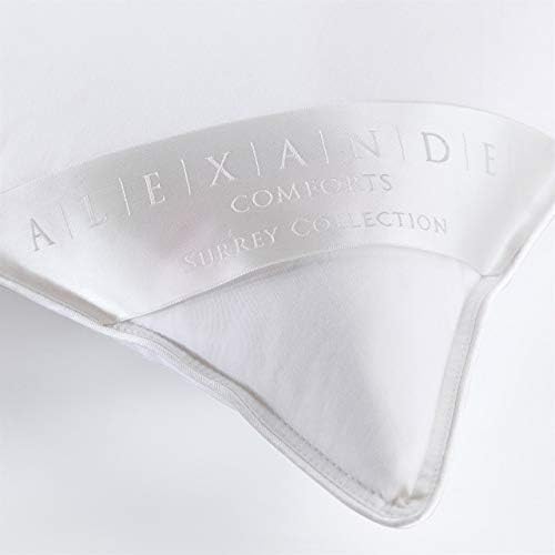 Alexander Comforts Surrey White Cotton Pillow Protector King