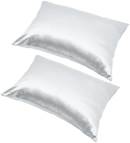 STOBAZA 2pcs Ice Silk Pillow Covers Queen Cooling Pillowcases Skin-Friendly