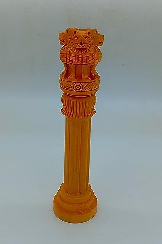 Wooden Ashoka Pillar 10 Inch Home Decor