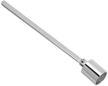 Walfront Stainless Steel Candle Snuffer Tool Hook Silver 1
