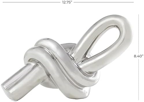 Deco 79 Ceramic Knot Sculpture Home Decor Statue 1