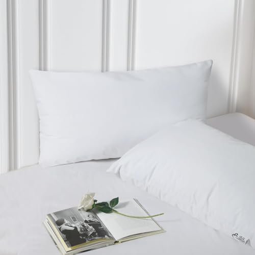 Waterproof Pillow Protectors with Zipper - 4 Pack King Size