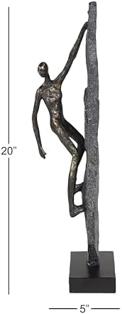 Deco 79 Polystone Statue Urban Decor Accent 6x5x19