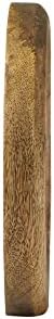Creative Co-Op Modern Decorative Carved Wood Standing Circle