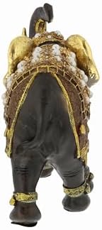 Deco 79 Polystone Elephant Decor Home Statue