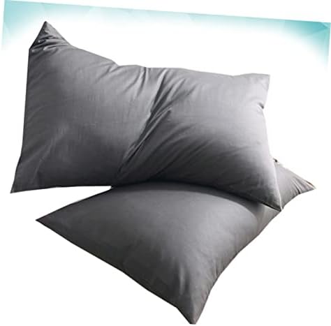 1 Pair Dark Grey Pure Cotton Pillowcases 1
