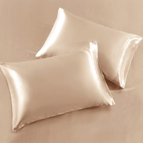 SiinvdaBZX 3-Piece Satin Fitted Sheet Set